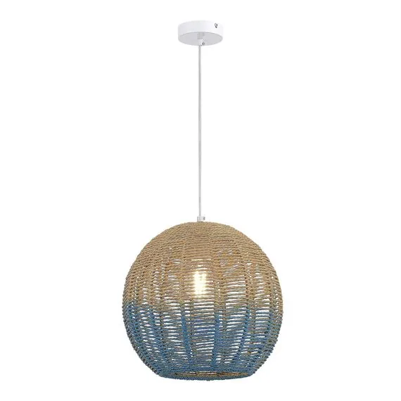 ST LUCE SL1514.523.01 Светильник подвесной ST-Luce Белый/Бежевый,Синий E27 1*40W