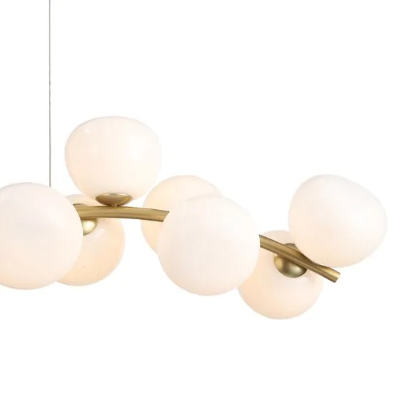 ST LUCE SL1519.303.16 Светильник подвесной ST-Luce Латунь/Белый G9 16*5W 4000K, изображение 9