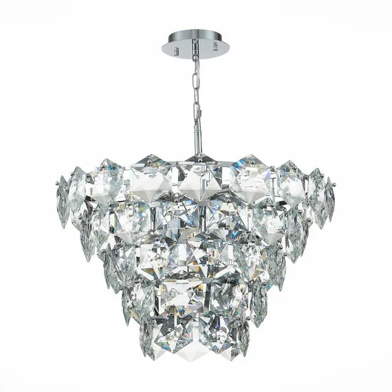 ST LUCE SL1631.103.09 Люстра подвесная ST-Luce Хром/Прозрачный E14 9*40W, изображение 2