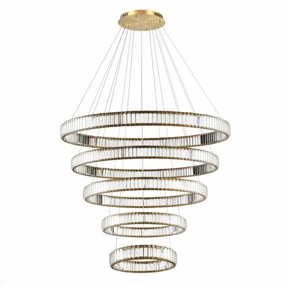 ST LUCE SL1622.313.05 Люстра подвесная ST-Luce Латунь/Прозрачный LED 1*285W 4000K