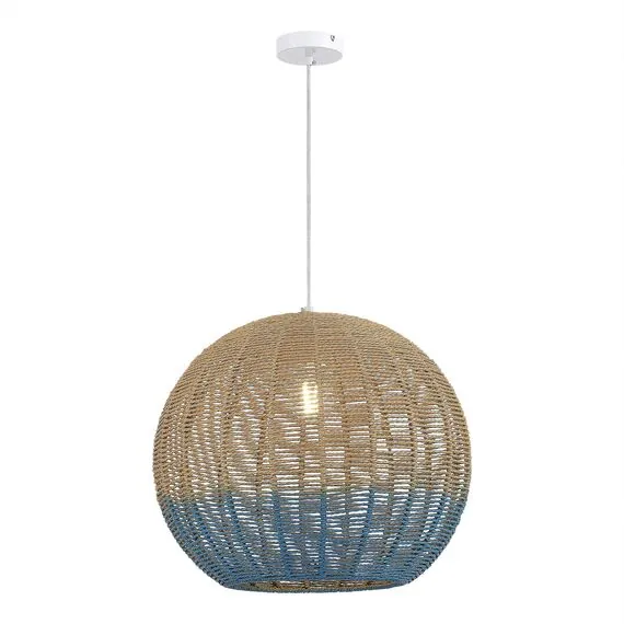 ST LUCE SL1514.533.01 Светильник подвесной ST-Luce Белый/Бежевый,Синий E27 1*7W