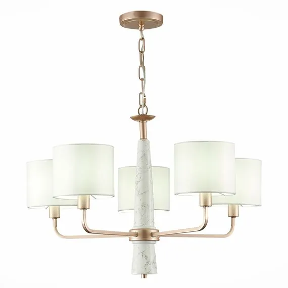 ST LUCE SL1163.203.05 Светильник подвесной ST-Luce Матовое золото/Белый E14 5*40W