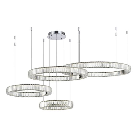 ST LUCE SL1622.103.04 Люстра подвесная ST-Luce Хром/Прозрачный LED 1*190W 4000K