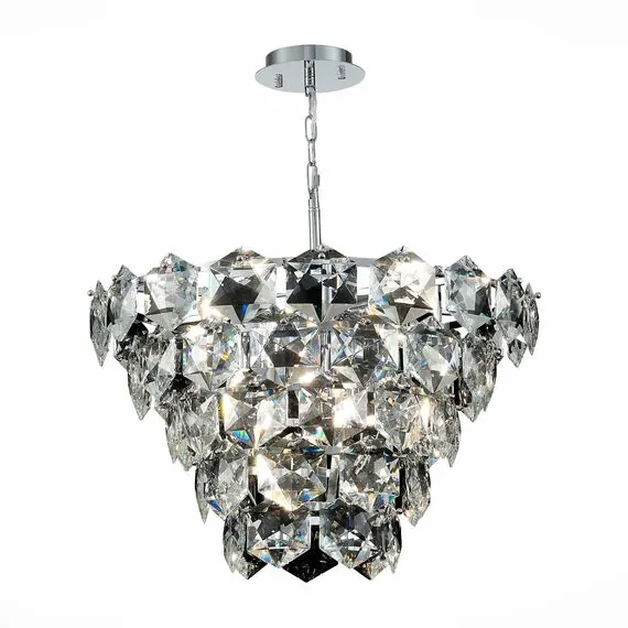 ST LUCE SL1631.103.09 Люстра подвесная ST-Luce Хром/Прозрачный E14 9*40W, изображение 5