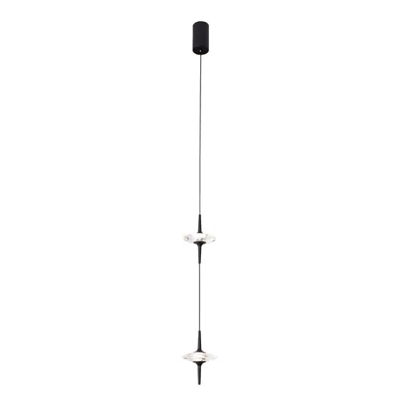 ST LUCE SL6231.403.02 Светильник подвесной ST-Luce Черный/Прозрачный LED 2*5W 4000K, изображение 2