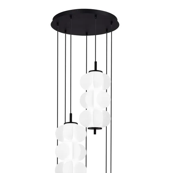 ST LUCE SL6121.403.07 Светильник подвесной ST-Luce Черный/Белый LED 7*8W 3000K, изображение 3