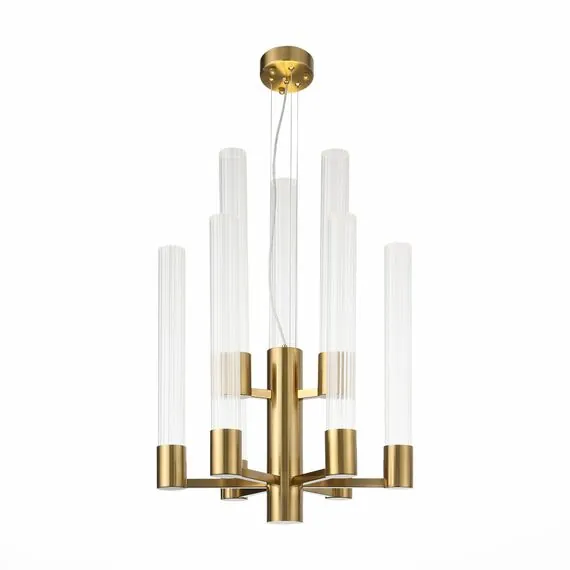 ST LUCE SL1229.303.09 Люстра подвесная ST-Luce Латунь/Прозрачный GU10 9*5W