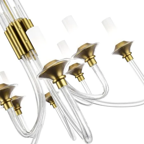 ST LUCE SL1241.203.08 Люстра подвесная ST-Luce Золотистый/Белый E14 8*40W, изображение 2