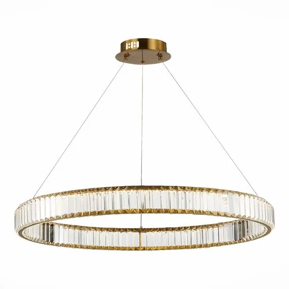 ST LUCE SL1622.383.01 Люстра подвесная ST-Luce Латунь/Прозрачный LED 1*52W 4000K