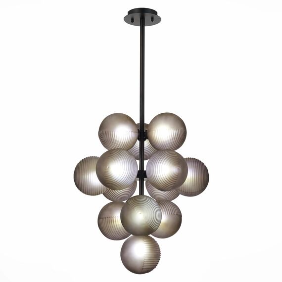 ST LUCE SL1184.403.13 Люстра подвесная ST-Luce Черный/Дымчатый G9 13*5W