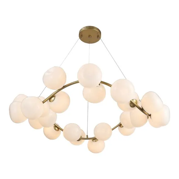 ST LUCE SL1519.303.24 Светильник подвесной ST-Luce Латунь/Белый G9 24*5W 4000K, изображение 5