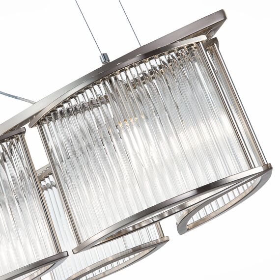 ST LUCE SL1627.103.06 Люстра подвесная ST-Luce Хром/Прозрачный E14 6*40W, изображение 2