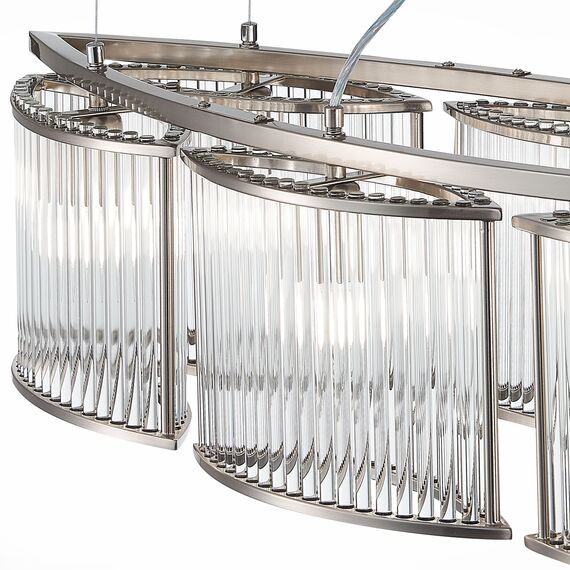 ST LUCE SL1627.103.06 Люстра подвесная ST-Luce Хром/Прозрачный E14 6*40W, изображение 6