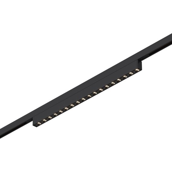 ST LUCE ST666.446.15 Магнитный трековый светильник Черный LED 1*15W 4000K 640Lm Ra>90  IP20 L292xW10xH18 24V
