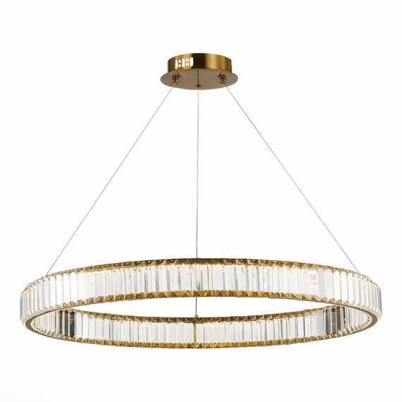 ST LUCE SL1622.383.01 Люстра подвесная ST-Luce Латунь/Прозрачный LED 1*52W 4000K
