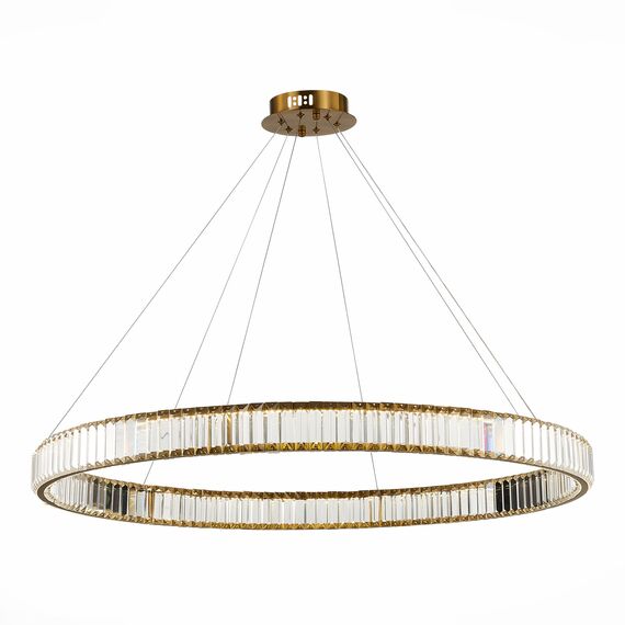 ST LUCE SL1622.313.01 Люстра подвесная ST-Luce Латунь/Прозрачный LED 1*68W 4000K