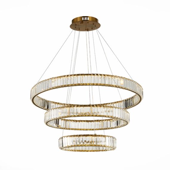 ST LUCE SL1622.303.03 Люстра подвесная ST-Luce Латунь/Прозрачный LED 1*122W 4000K