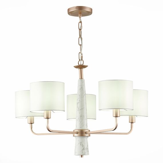ST LUCE SL1163.203.05 Светильник подвесной ST-Luce Матовое золото/Белый E14 5*40W
