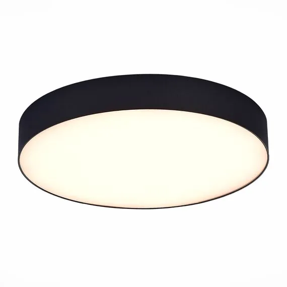 ST LUCE ST606.432.48 Светильник потолочный Черный LED 1*48W 3000K 4 320Lm Ra>85 120° IP20 D400xH55 185-265V