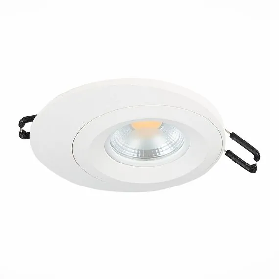 ST LUCE ST216.508.01 Светильник встраиваемый. Белый GU10 1*7W IP20 D100xH23 220V Без ламп, изображение 2