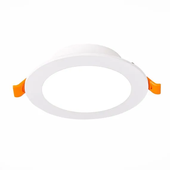 ST LUCE ST210.548.12 Светильник встраиваемый. Белый LED 1*12W 4000K 900Lm Ra80 110° IP20 D120xH30 220-240V