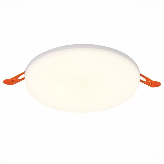 ST LUCE ST700.538.22 Светильник встраиваемый. Белый LED 1*22W 3000K 1 890Lm Ra80 180° IP44 D170xH20 85-265V