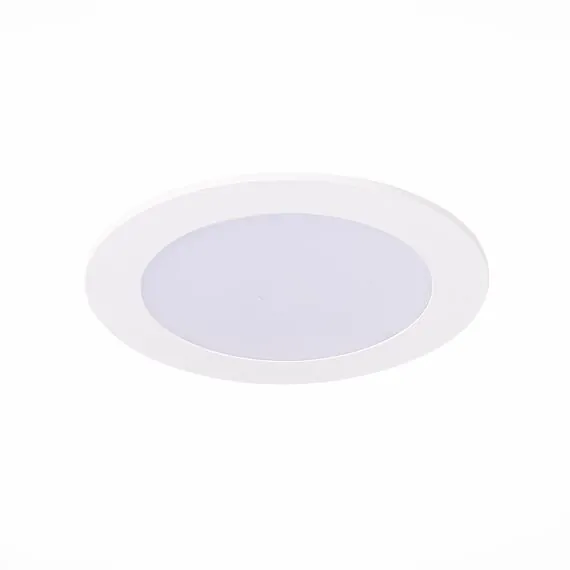 ST LUCE ST212.508.10 Светильник встраиваемый. Белый LED 1*10W 3000K/4000K/6000K 850Lm Ra80 110° IP20 D120xH30 220-240V, изображение 6