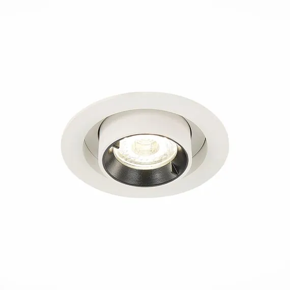 ST LUCE ST702.248.12 Светильник встраиваемый. Белый LED 1*12W 4000K 900Lm Ra80 24° IP20 D90xH92 180-240V, изображение 2