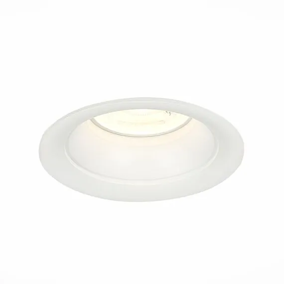 ST LUCE ST200.508.01 Светильник встраиваемый. Белый GU10 1*50W  D89xH40 220V Без ламп, изображение 2