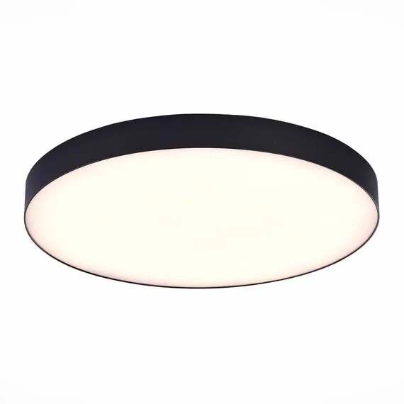 ST LUCE ST606.432.96 Светильник потолочный Черный LED 1*96W 3000K 8 640Lm Ra>85 120° IP20 D600xH55 185-265V