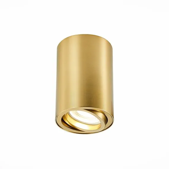 ST LUCE ST108.207.01 Светильник потолочный Золотистый GU10 1*50W  IP20 D70xH100 220V Без ламп