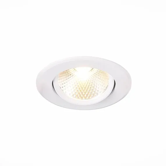 ST LUCE ST211.538.08.36 Светильник встраиваемый. Белый LED 1*8W 3000K 640Lm Ra80 36° IP20 D86xH50 220-240V, изображение 3