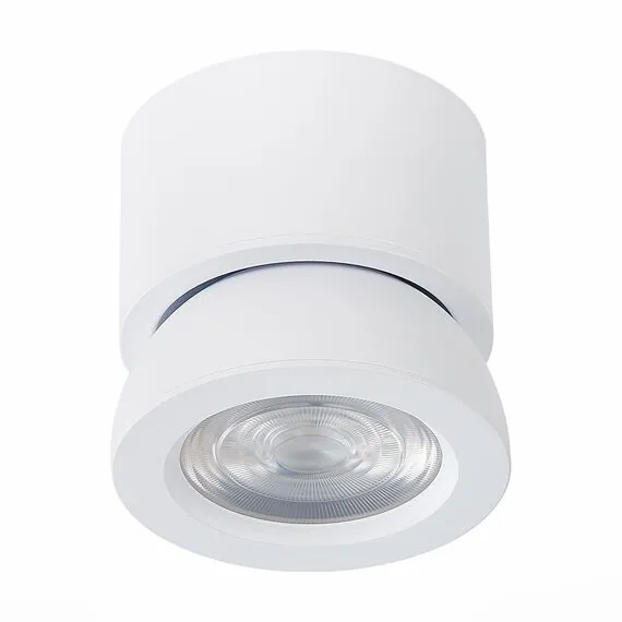 ST LUCE ST654.532.10 Светильник потолочный Белый LED 1*10W 3000K 850Lm Ra>90 38° IP20 D95xH96 180-240V, изображение 2