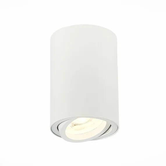 ST LUCE ST108.507.01 Светильник потолочный Белый GU10 1*50W  IP20 D70xH100 220V Без ламп