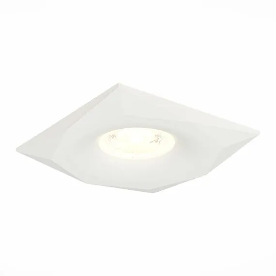 ST LUCE ST203.508.01 Светильник встраиваемый. Белый GU10 1*50W  L95xW95xH25 220V Без ламп, изображение 3