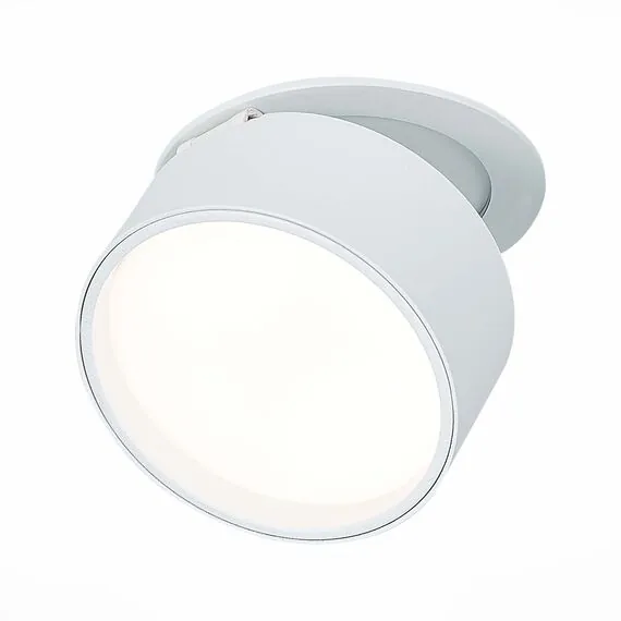 ST LUCE ST651.548.09 Встраиваемый поворотный светильник Белый LED 1*9W 4000K 720Lm Ra>90 120° IP20 D85xH68 1, изображение 2