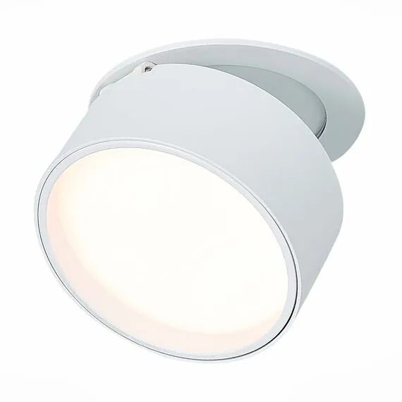 ST LUCE ST651.538.09 Встраиваемый поворотный светильник Белый LED 1*9W 3000K 720Lm Ra>90 120° IP20 D85xH68 1, изображение 2
