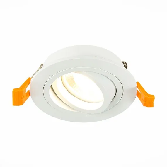 ST LUCE ST251.518.01 Светильник встраиваемый. Белый GU10 1*50W  IP20 L90xW90xH27 220V Без ламп