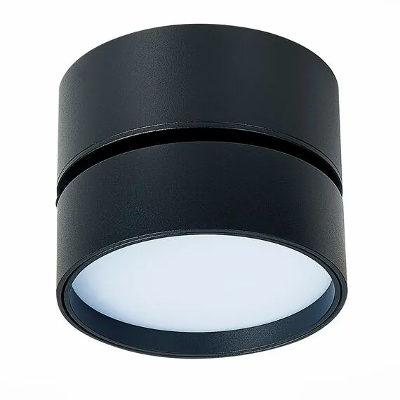 ST LUCE ST651.442.14 Светильник потолочный поворотный Черный LED 1*14W 4000K 1 100Lm Ra>90 120° IP20 D105xH8, изображение 2