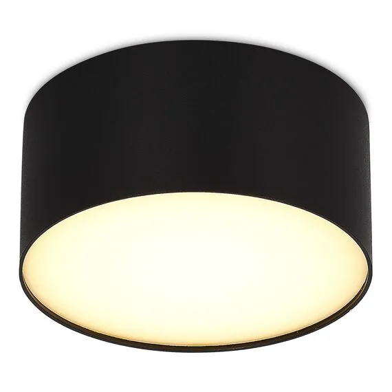 ST LUCE ST606.432.12 Светильник потолочный Черный LED 1*12W 3000K 1 080Lm Ra>85 120° IP20 D120xH55 185-265V
