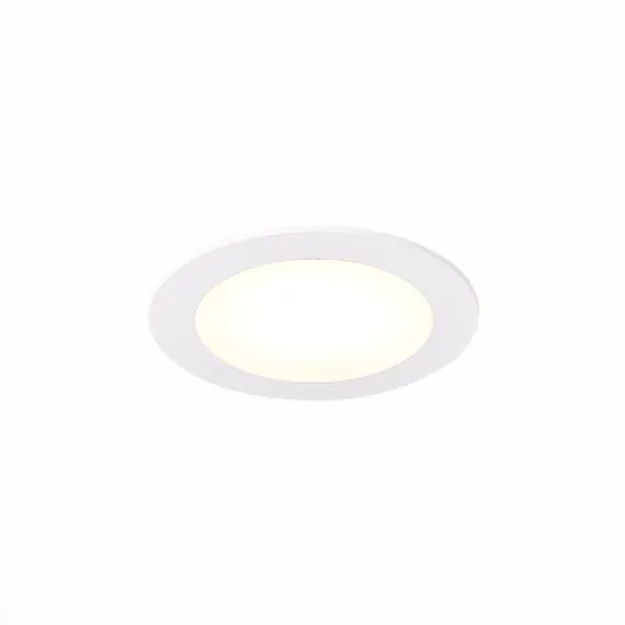 ST LUCE ST209.548.06 Светильник встраиваемый. Белый LED 1*6W 4000K 370Lm Ra80 110° IP20 D120xH8 90-265V, изображение 2