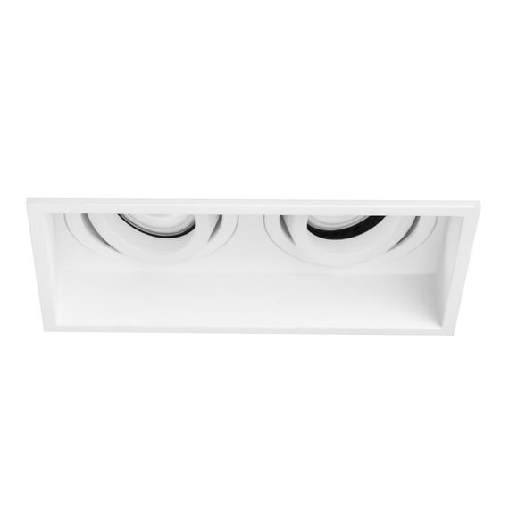 ST LUCE ST261.518.02 Светильник встраиваемый. Белый GU10 2*50W IP20 L91,5xW17,2xH5,2 220V Без ламп