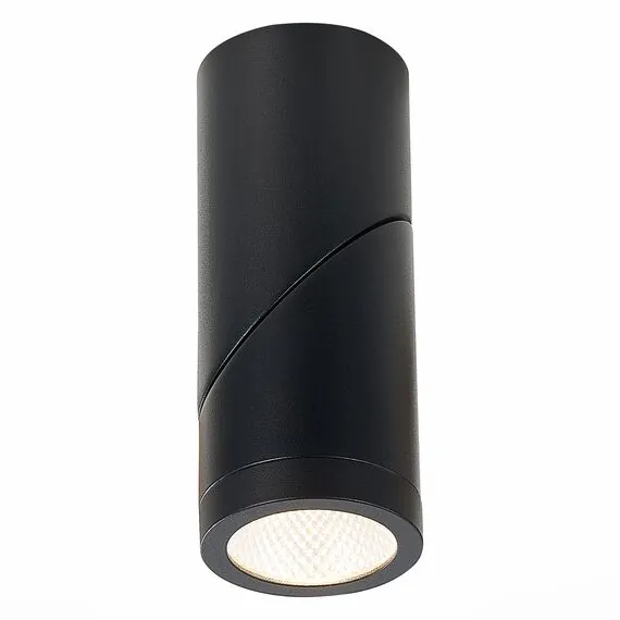 ST LUCE ST650.442.10 Светильник потолочный Черный LED 1*10W 4000K 800Lm Ra>90 38° IP44 D62xH151 165-265V, изображение 2
