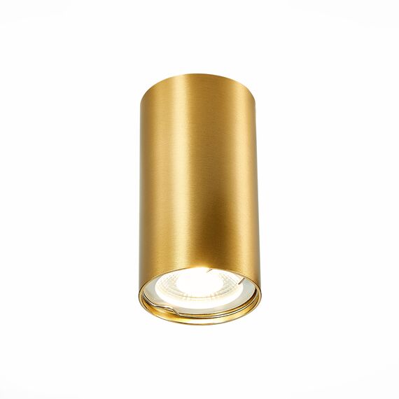 ST LUCE ST110.207.01 Светильник потолочный Золотистый GU10 1*50W  IP20 D54xH100 220V Без ламп