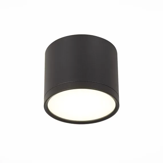 ST LUCE ST113.442.09 Светильник потолочный Черный LED 1*9W 4000K 702Lm Ra>90 120° IP20 D88xH75 170-240V