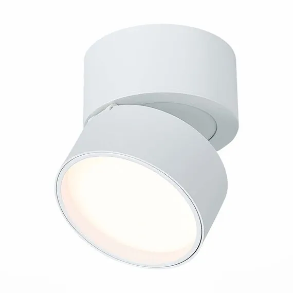ST LUCE ST651.532.09 Светильник потолочный поворотный Белый LED 1*9W 3000K 720Lm Ra>90 120° IP20 D85xH87 170