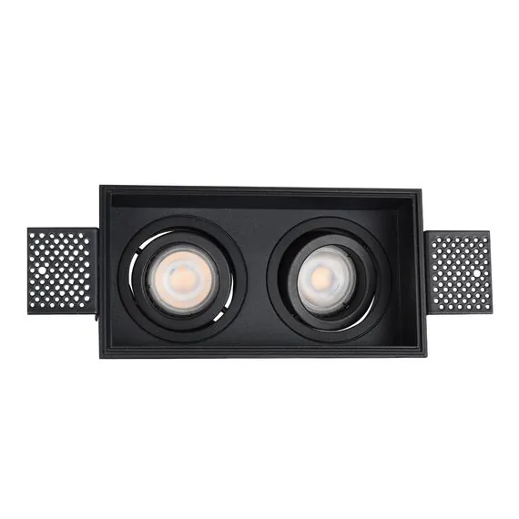 ST LUCE ST262.418.02 Светильник встраиваемый. Черный GU10 2*50W IP20 L91,5xW17,2xH5,2 220V Без ламп
