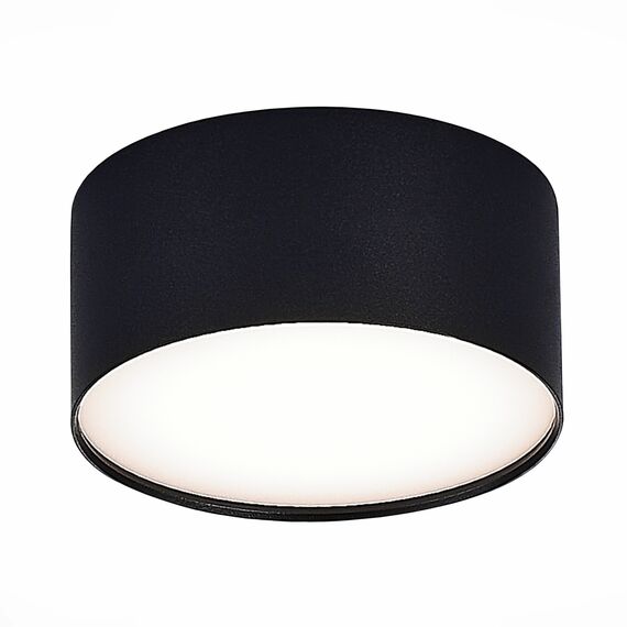 ST LUCE ST606.442.12 Светильник потолочный Черный LED 1*12W 4000K 1 080Lm Ra>90 120° IP20 D120xH55 185-265V