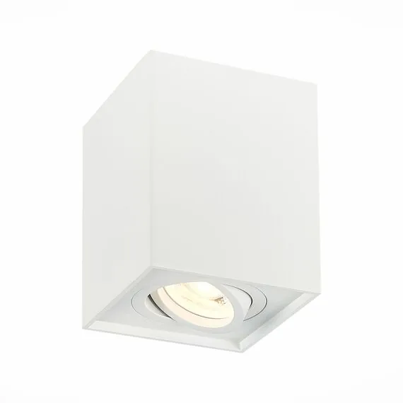ST LUCE ST109.507.01 Светильник потолочный Белый GU10 1*50W  L100xW100xH123 220V Без ламп