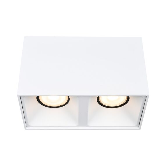 ST LUCE ST168.502.02 Светильник потолочный Белый GU10 2*50W IP20 L82,5xW165xH104 220V Без ламп
